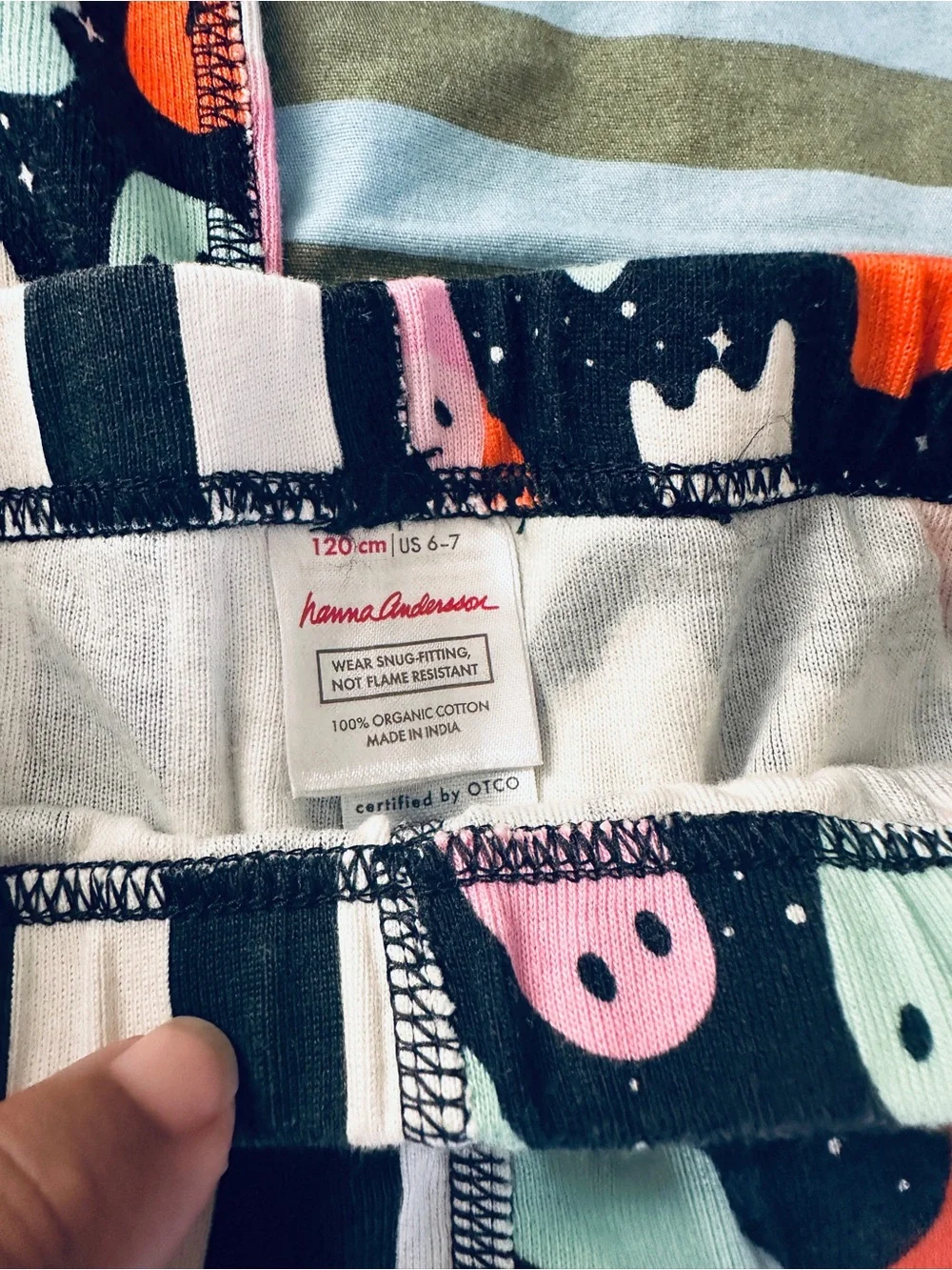 Hanna Anderson Ghost Print Pajama Set
